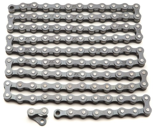 Schwinn Bike Chain, 1/2" X 1/8" Basic Chain, 112 Total Links, for Non-Derailleur Bikes, BMX, Fixies, Cruisers, Track, and Single Speed Bikes