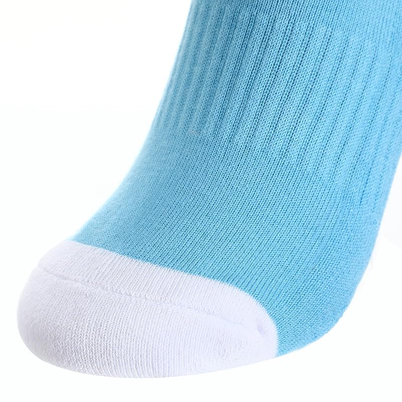 Light Blue Baseball/Softball Sock and Belt Combo Set - Youth & Adult Sizes, 2 Socks + 1 Belt
