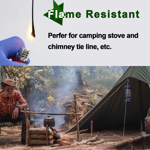 9KM DWLIFE Braided Kevlar Cord, 100lb 0.8mm 100Ft, High Tensile Strength, Abrasion, Flame Retardant, Kite String, Fishing Line, Model Rocket Shock, Hammock Tarp Ridgeline, Tactical Survival Paracord