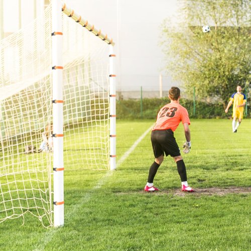 Cosmos 30 Pcs Soccer Goal Net Support Straps Attachment Strap Hook and Loop Fastening Ties for Holding Ball Placement Net to The Goal Posts Plant Trellis Support Ties for Outdoor Sport Soccer Training