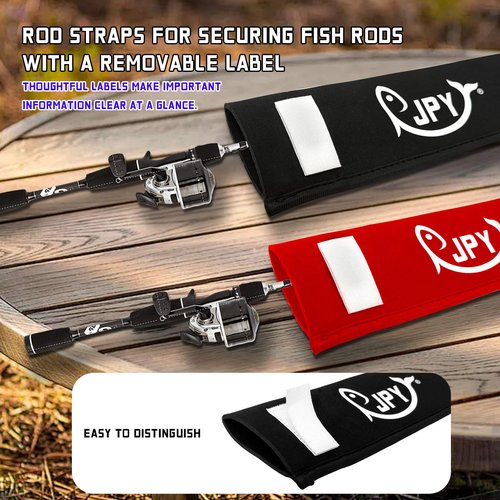 JPY 2 Pcs Neoprene Fishing Rod Sleeve Protective Rod Covers for Fishing Poles Hook-Resistant Rod Storage Case Fits Spinning Casting Trolling Rods (70 in)
