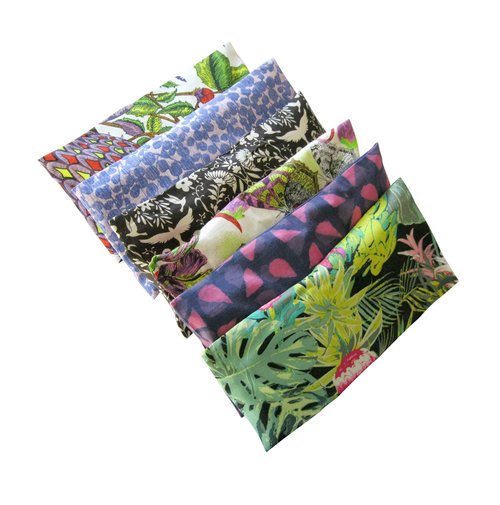 Peacegoods Lavender Eye Pillow Gift Pack (6) Bulk - Lavender Chamomile Flax Weighted - Removable Cover Washable Refillable for Yoga Aromatherapy Massage Sleep - tropical green blue pink