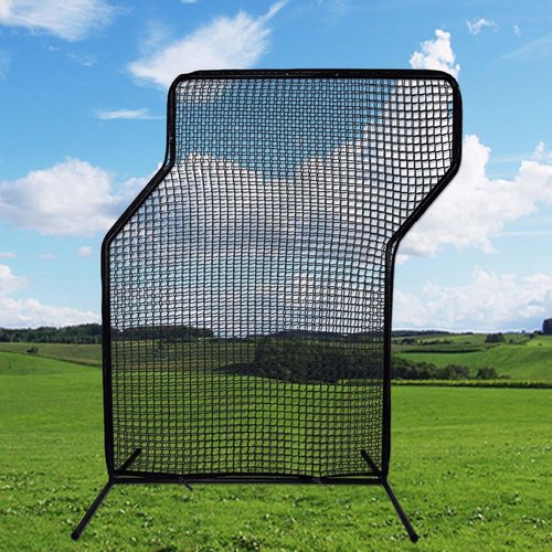PGL, 5x7FT, Z Baseball Screen, Z Screen Baseball for Batting cage, Z-Screen Baseball Pitching Net,Portable Baseball Safety net, Pitcher Protection Net Screen,Baseball Pitch Screen