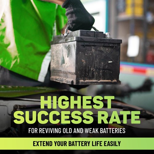 FORTIVO [2 Pack] Battery Restorer and Desulfator for Lead Acid Battery - Prolong Life & Boost Charge Capacity, Battery Acid Refill and Additive for Golf Cart, RVs, Bikes, ATVs, Car Battery 32oz