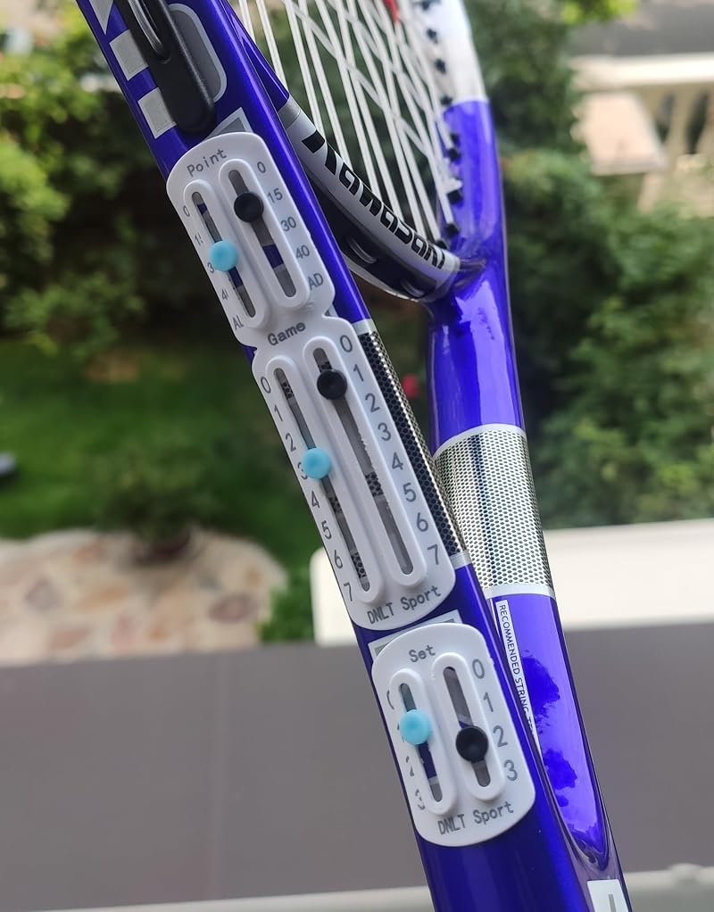 Score Keeper for Tennis Racket & Padel – Lightweight, Adhesive Tennis Score