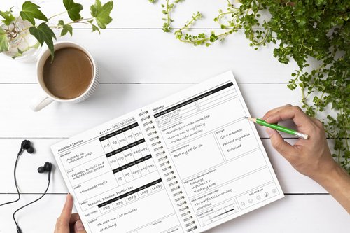 Better Health - Exercise, Nutrition & Wellness Journal - Stay healthy with our handy, simple tracking charts - A5 size with 104 undated pages - For A Happier, Healthier Life (Lilac)
