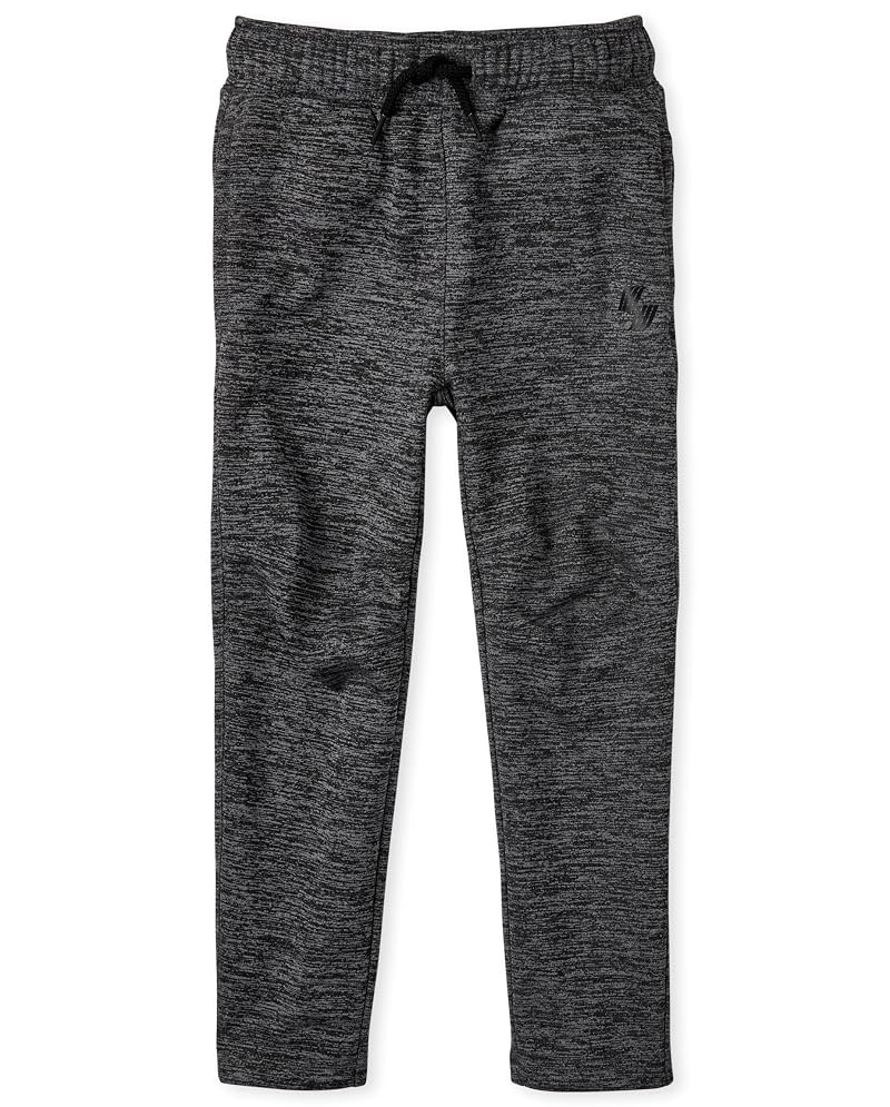 The Children's Place Boys Athletic Performance Pants - Fin Gray, Medium