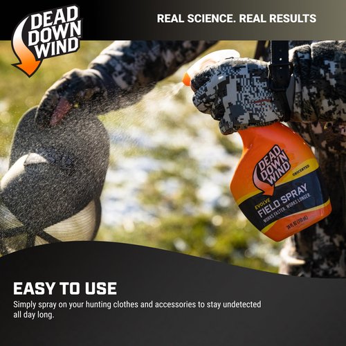 Dead Down Wind Evolve Field Spray (24oz Bottle and 2 Pac-It Refills)