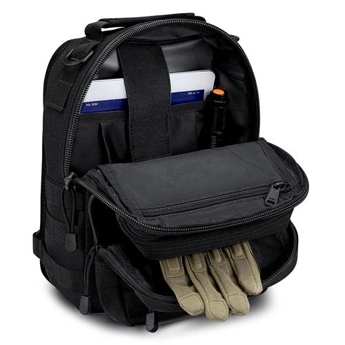 G4Free Tactical Sling Bag Backpack Military Rover Shoulder Sling Pack Molle EDC Small Crossbody Chest Pack