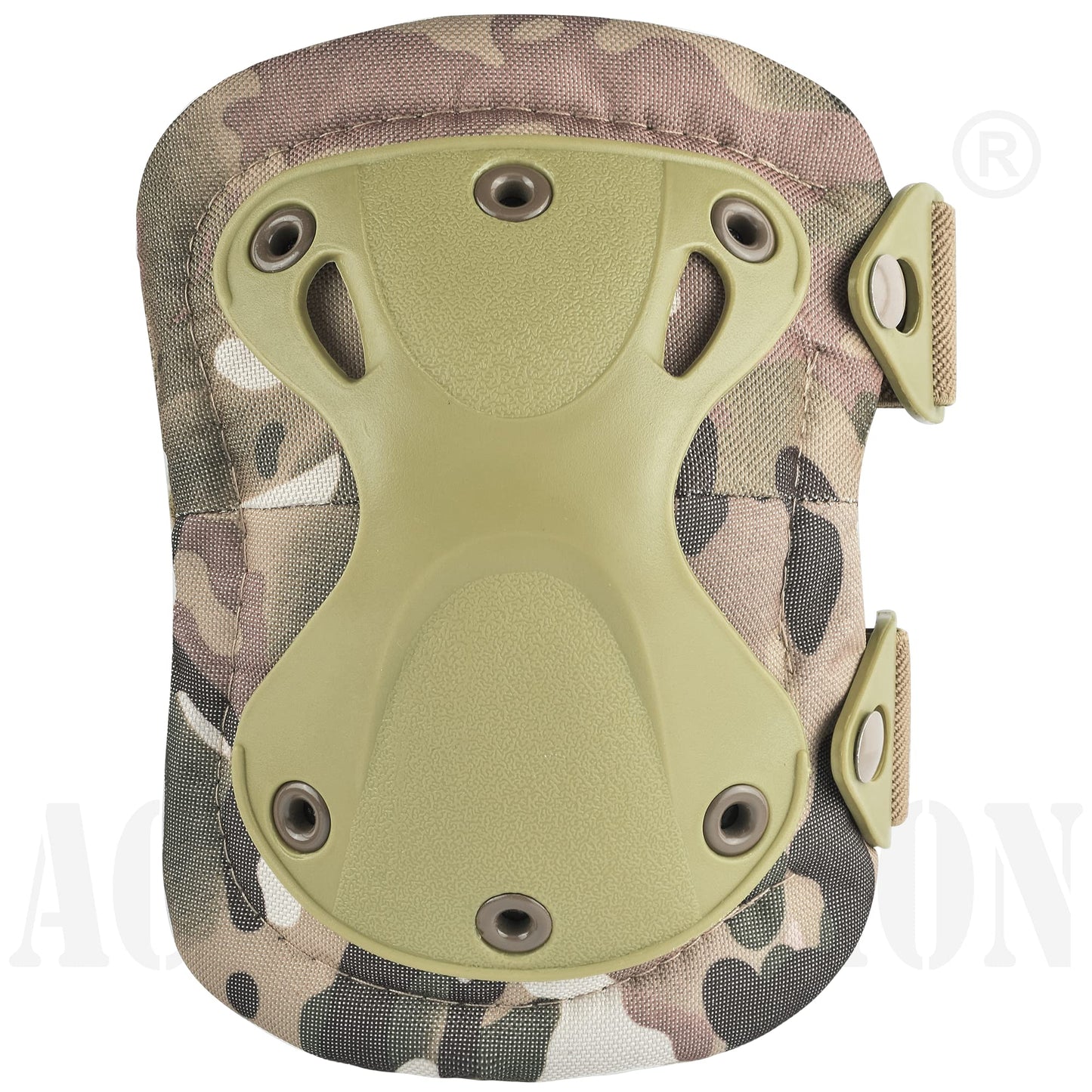 Professional Tactical Combat Knee and Elbow Protective Pads Sets Advanced Tactical Gear Set for Airsoft Paintball Hunting Army Skate Outdoor Sports (CP)