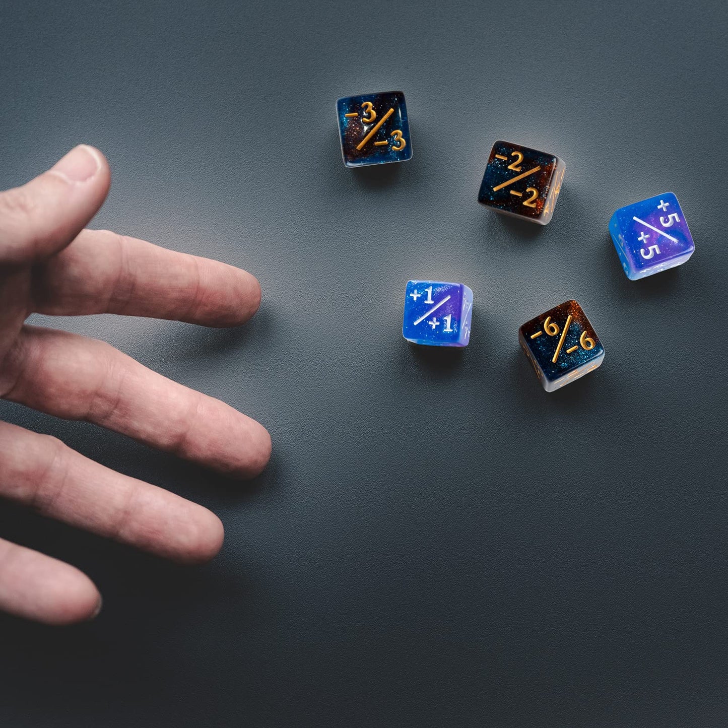 24 Pieces MTG Counter Dice Plus 1 Magic Counters +1/+1 Buff Dice Set Life Tokens Commander Deck for TCG MTG Cards Accessories