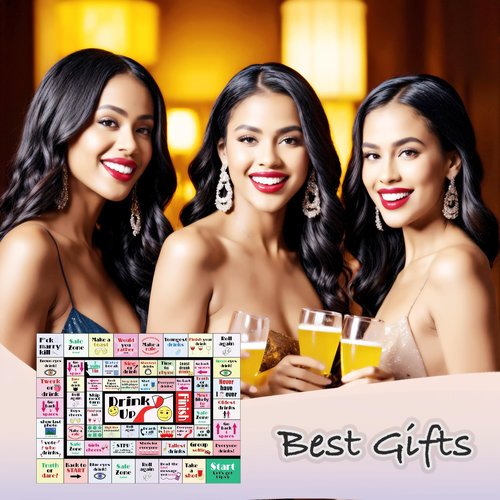 gzaymng Drinking Board Games for Adults, Leather Mat Drinking Board Game, Hilarious Party Games for Bachelorette, Tailgate Night (2-8 Players, Age 21+) (Multicolor)