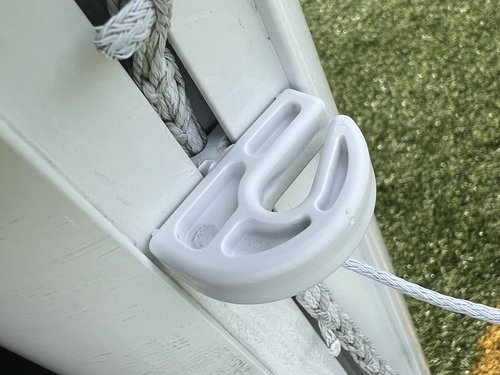 Soccer Goal Open Style Net Hooks, for Aluminium Soccer Goals with 8mm Or 12mm Channel Gap, Twist Fit Goal Fixings, Pack of 30