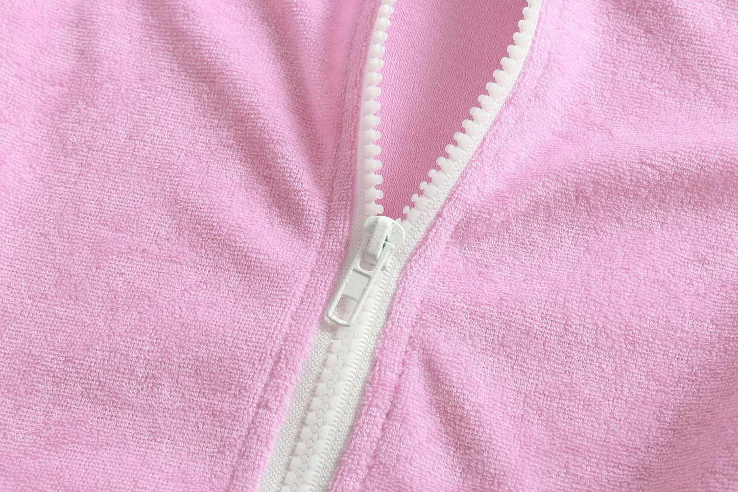 LUCKYGAL Terry Swim Cover-Up for Girls Kids Beach Swimsuit Coverup Bathing Suit Wraps, Size 10 11 Pink