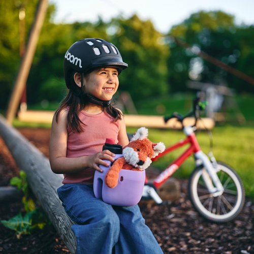 woom POP Kids' Bike Basket Original 2, 3 & 3 AUTOMAGIC Bicycles, Easy Snap-On Attachment, Weatherproof, BPA-Free Handlebar Storage Accessory for Outdoor Bicycle Adventures & Outdoor Play