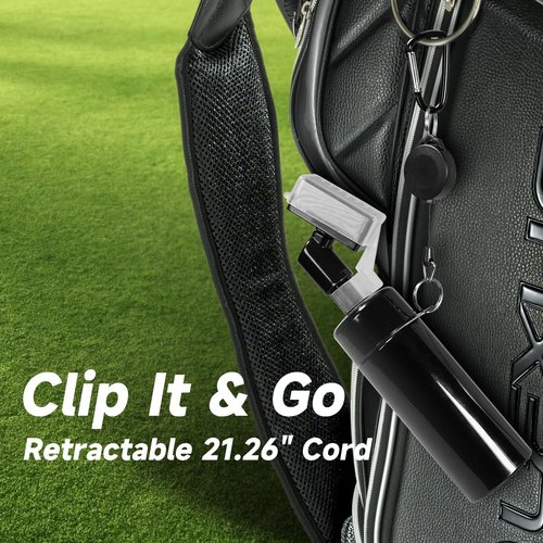 Each Cool Golf Club Cleaner Brush Kit ??3-in-1 Groove Brush & Anti-Leak Water Bottle with Retractable Clip ??Golf Club Cleaning Kit for Men?™s Golf Bag Gear & Club Maintenance