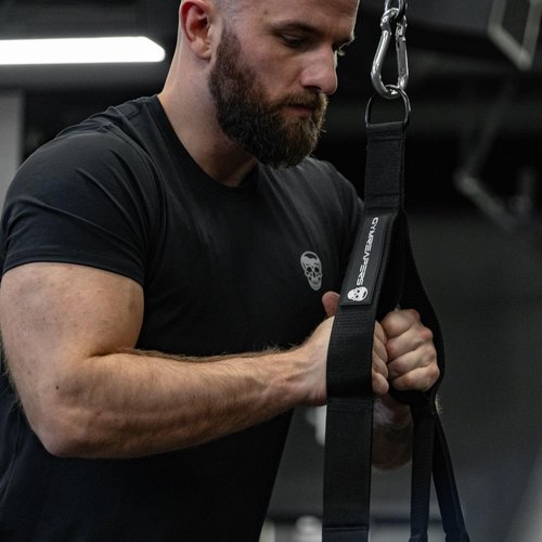 Gymreapers Tricep Rope Cable Attachment (3 Lengths Built in One) Multi-Workout Rope Tricep Pull Down Extension - Perfect for Gym/Home Use