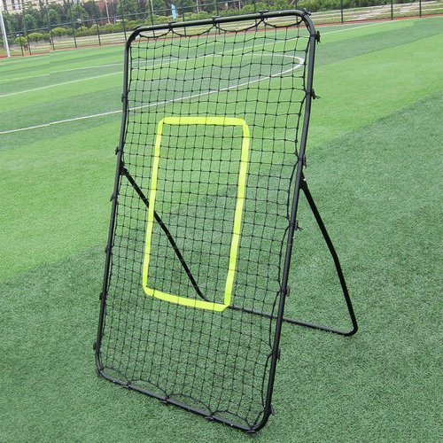 Adjustable Volleyball Rebounder Net 4.5x3 Ft,Volleyball Training Equipment for Lacrosse, Baseball, Soccer,Tennis,Backyard Volley Ball Practice Volleying Bumping Spiking Hitting