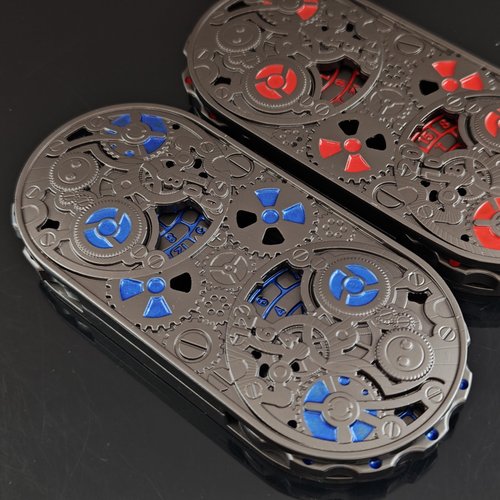 Lkjsjjns D20 Metallic D&D Dice, Dice for D&D,Tabletop RPG Games,D20 Roulette Desk Gadget, DND Accessories, Unique Gift for Dungeon Master and Gamer (Blue)