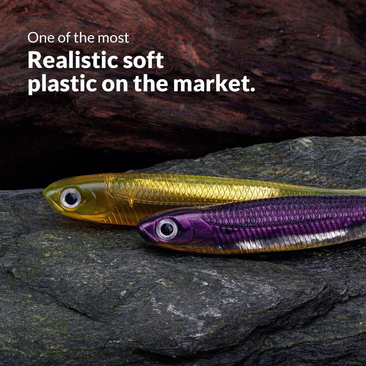 QualyQualy Soft Plastic Swimbait Paddle Tail Soft Lures 2.75" Shad Lure Shad Bait Bass Bait Shad Minnow Soft Swim Bait for Bass Trout Walleye Crappie Pike (5#, 2.75in - 6Pcs)