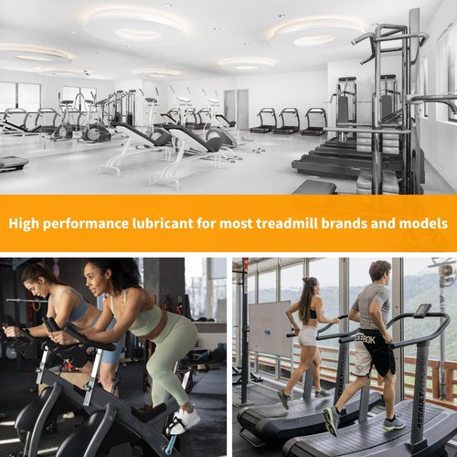 Treadmill Belt Lubricant, 100% Silicone lubricating Oil, a high - Purity, Universal lubricating Oil for Fitness Equipment Such as Treadmills and Walking Machines 4Ounces