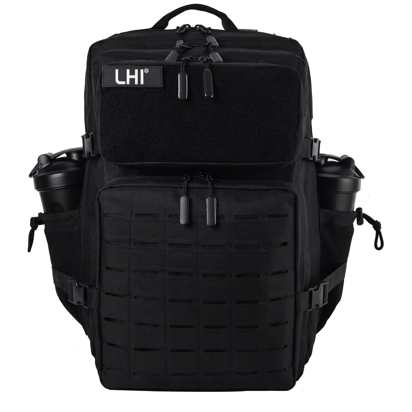 LHI Tactical Military Backpack for Men 25L/45L Large Molle Army Assault Pack 3 Day Hiking Rucksack With Bottle Holder