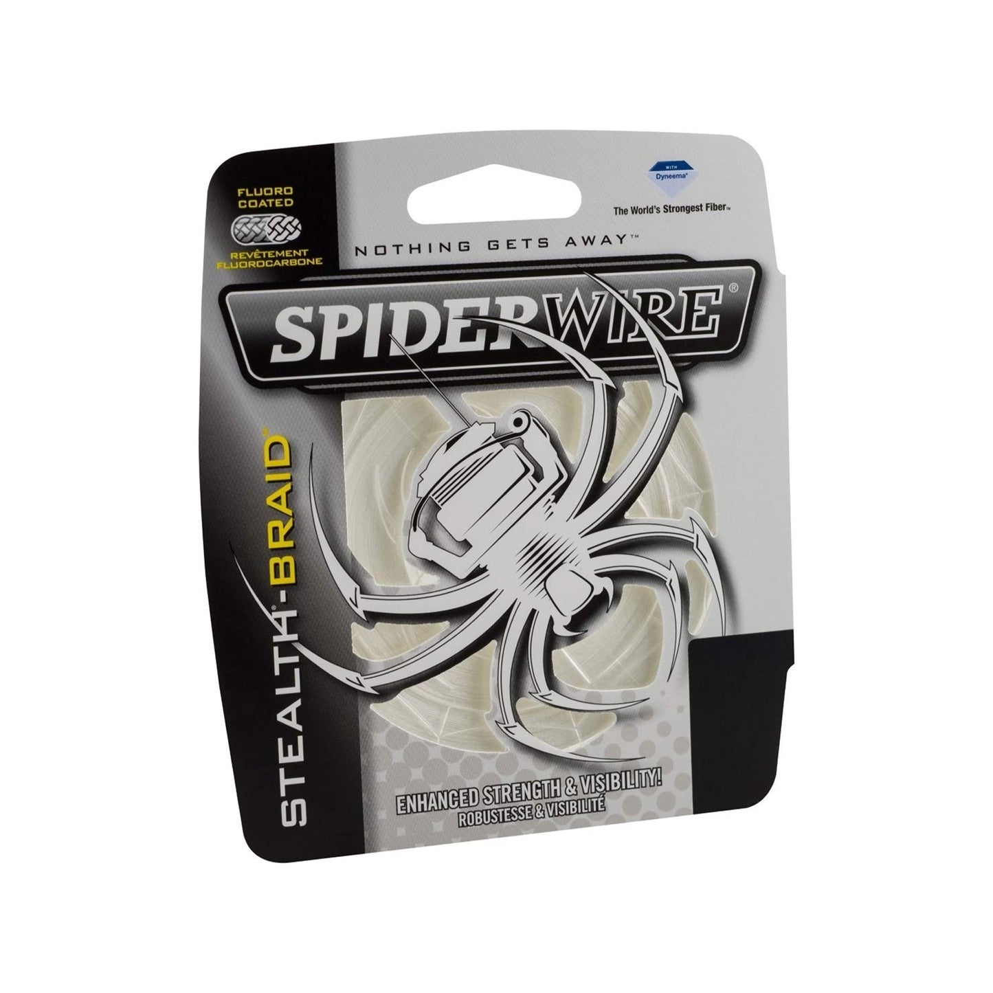 SpiderWire Stealth® Translucent Braided Fishing Line, 40lb | 18.1kg, 125yd | 114m Fishing Line, Suitable for Saltwater and Freshwater Environments