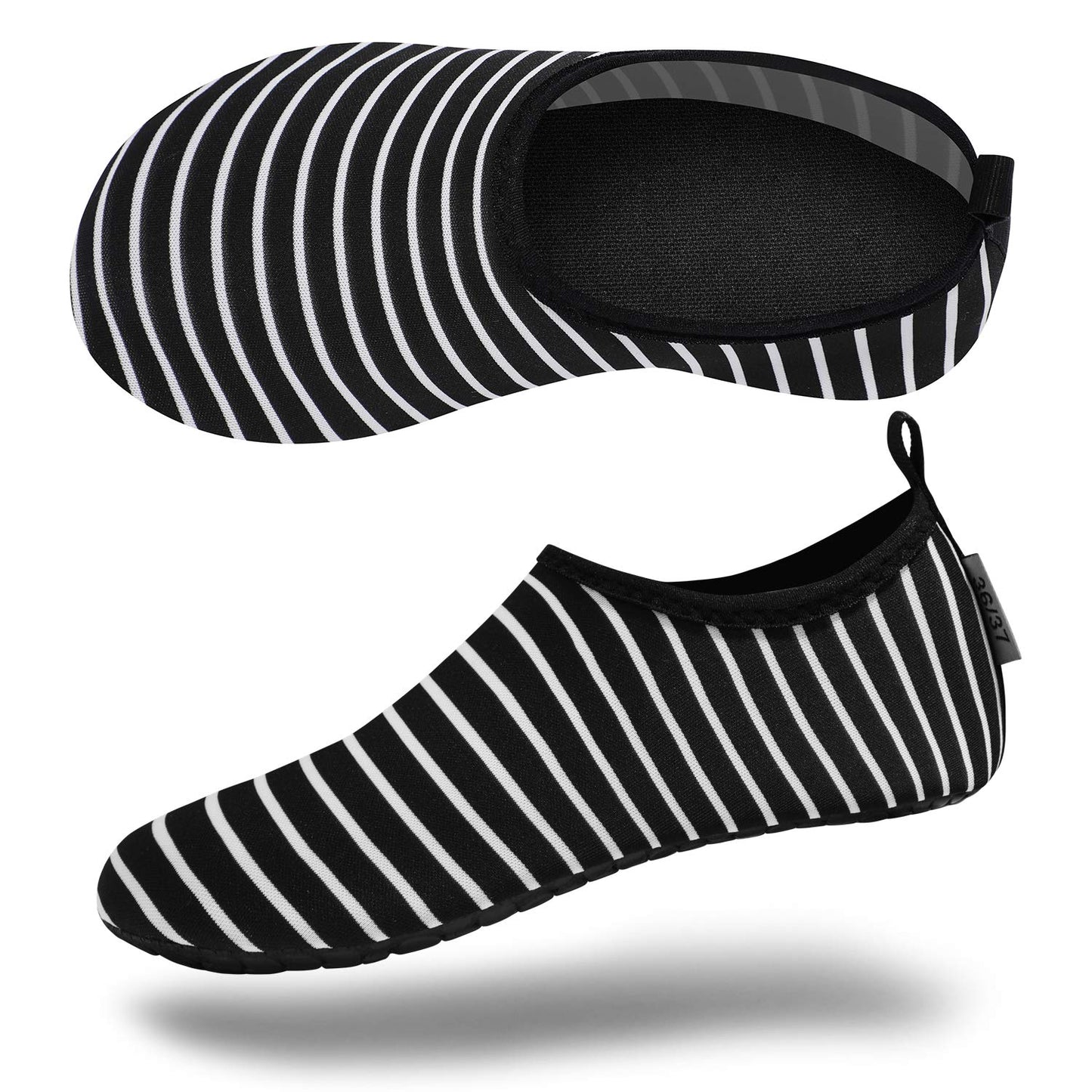 VIFUUR Water Sports Unisex Shoes BlackStripes - 11-12 W US / 9.5-10.5 M US (42-43)