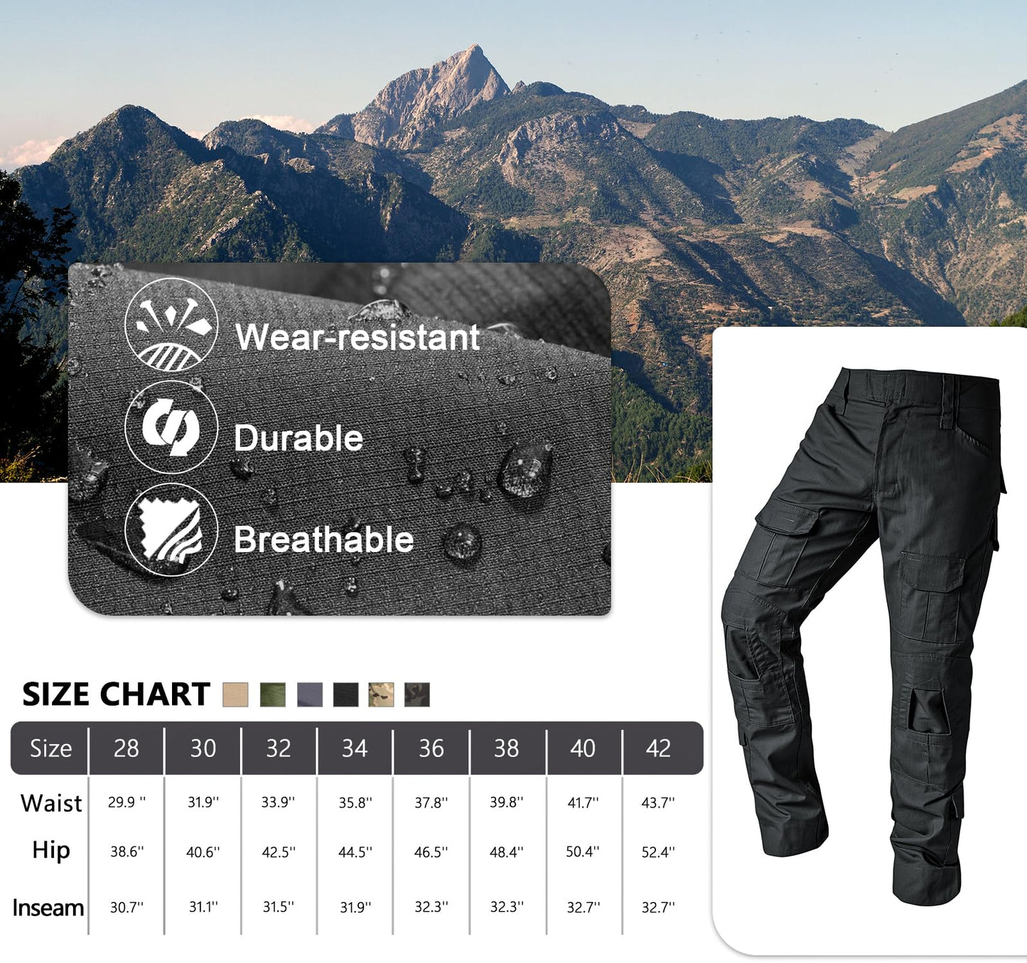 OCANXUE Men’s Tactical Pants