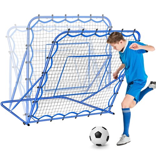 Winthai 3.7x3.7FT Soccer Rebounder Net, Quick-Switch Angle Soccer Training for Control, Passing Practice, Easy Setup Rebounder Gifts & Equipment for Kids,Teens & Adults