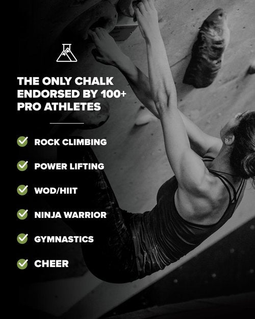Friction Labs Chalk Discs - Premium Gym Chalk Blocks for Rock Climbing, Weight Lifting, Gymnastics, & Bowling - Moisture Absorbing Gym Chalk- 5 Individual 0.85oz Block Chalk Discs