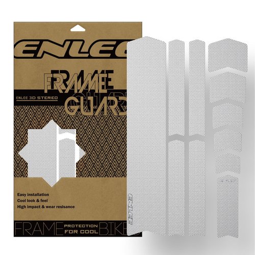 Bike Frame or High-Quality 3D PVC Lightweight DIY Decoration Suitable for All Bikes Mountain Bike Stickers Road Bike Thick PVC Film