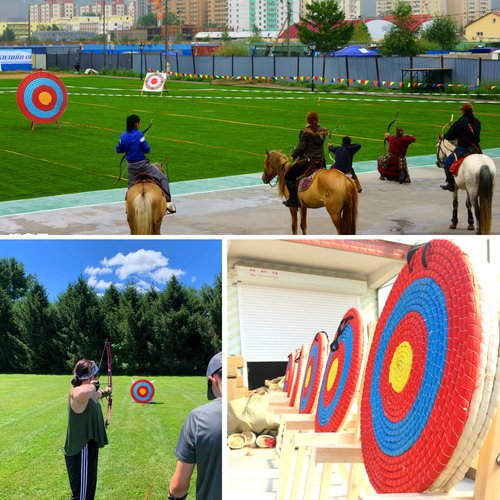 Cifupy Traditional Hand-Made Archery Target 3 Layers Straw Archery Target,Arrow Target for Recurve Bow Longbow for Outdoor Hunting Shooting Practice Archery (20 Inch Targets for Backyard)