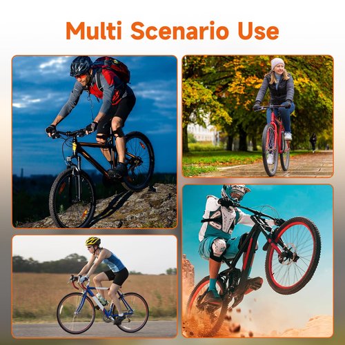 Lukasports 2Pcs Mountain Bike Tires and 2Pcs Tubes Set, 24?�x1.95?? 2.125??Bike Tire & 1.75??2.125??AV 32mm Inner Tubes, Folding Replacement Tires, Puncture-Resistant Bike Tire 24x1.95