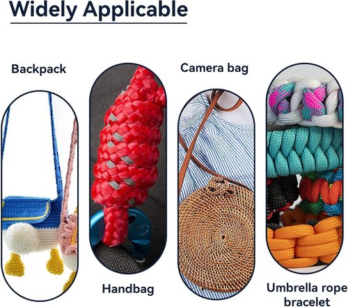 Stainless Steel Paracord Tools, Portable Paracord Needle, Paracord Jig for Camping Outdoor and Mountaineering