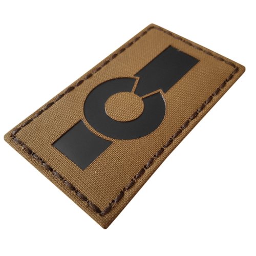 Colorado CO Infrared IR State Flag Tactical Morale Laser Patch (Coyote Brown)