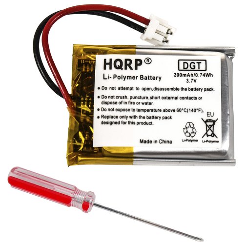 HQRP Battery Compatible with Sportdog FieldTrainer 425, 425S, SD-425, SD-425S, FT-125, WetlandHunter 425CAMO, SD-425CAMO, FT-125W Remote Dog Training Transmitter Field-Trainer SAC54-13734 SDT00-13857