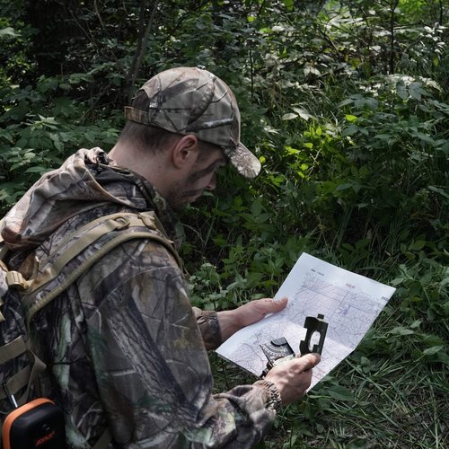 AOFAR AF-4074 Military Compass Lensatic Sighting-Multifunctional, Fluorescent, Waterproof and Shakeproof with Inclinometer and Carrying Bag for Camping, Hiking, Hunting