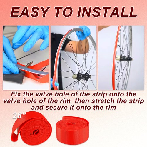 Correct decision All Rim Tape Bike Rim Strips Bike Tire Liner Rim Strip Bicycle Rim Tape Fits 700C (10 Pieces)