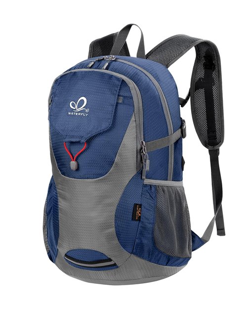 WATERFLY Lightweight Packable Hiking Backpack: 30L Foldable Travel Daypack Ultralight Camping Day Pack for Woman Man