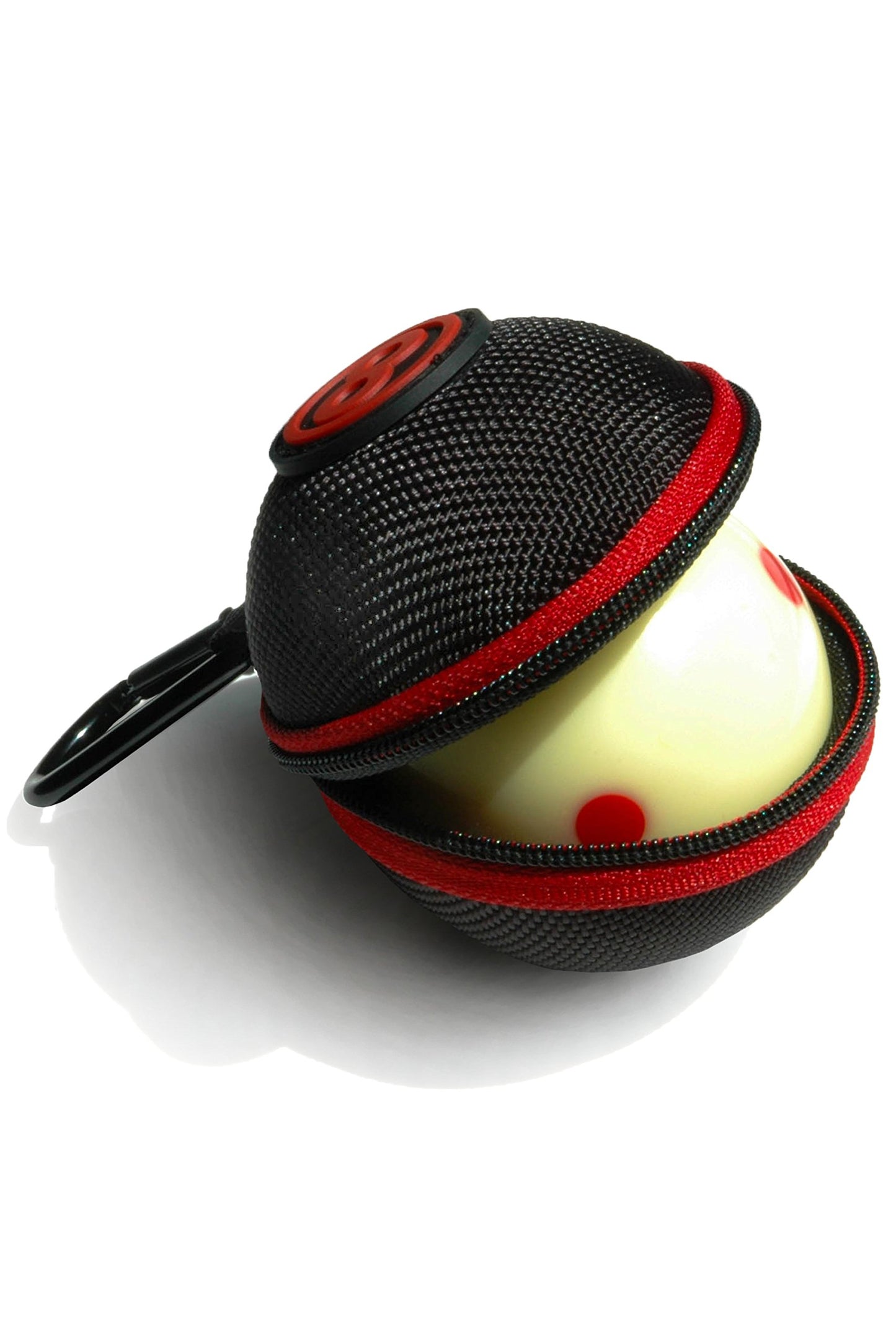 Ballsak - Clip-on Cue Ball Case, Cue Ball Bag for Attaching Cue Balls, Pool Balls, Billiard Balls, Training Balls to Your Cue Stick Bag New Extra-Strong Strap Design!