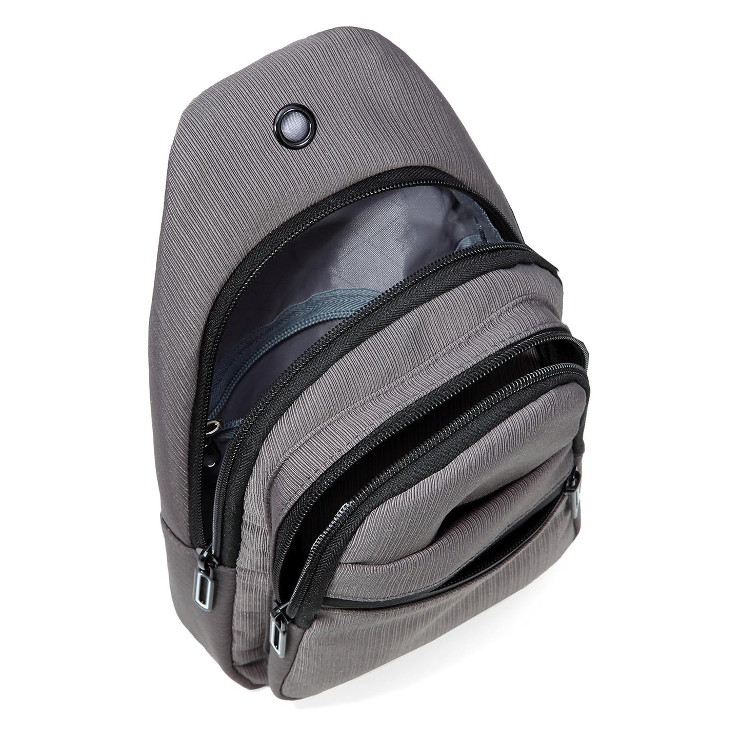 AOSTIHOT Crossbody Small Sling Backpack Sling Bag for Women, Chest Bag Daypack Crossbody for Travel Sport Running Hiking Grey