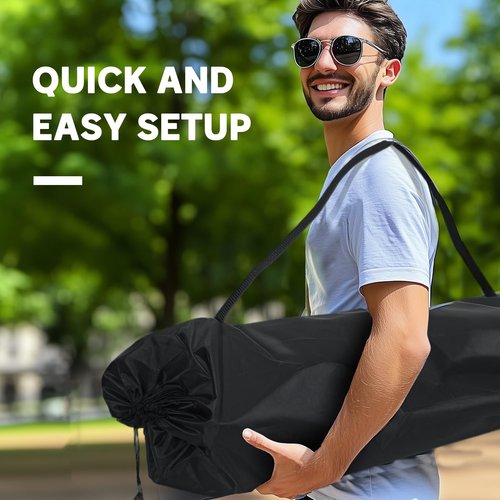 Outsunny Double Camping Chair for Adults, Padded Folding Camp Chair for 2 Person with Armrest, Wine Glass Holder, Cup Holder, Carry Bag for Outdoor Sports, Picnics, Supports up to 551 lbs., Black