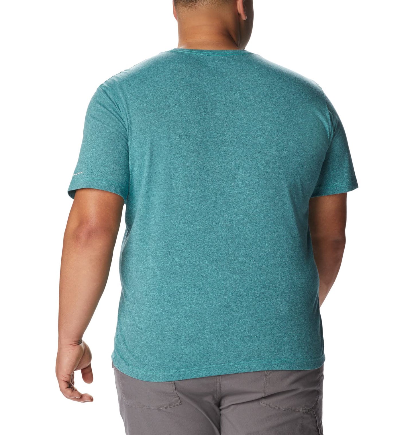 Columbia Men's Thistletown Hills Short Sleeve, Electric Turquoise/Collegiate Navy, X-Small