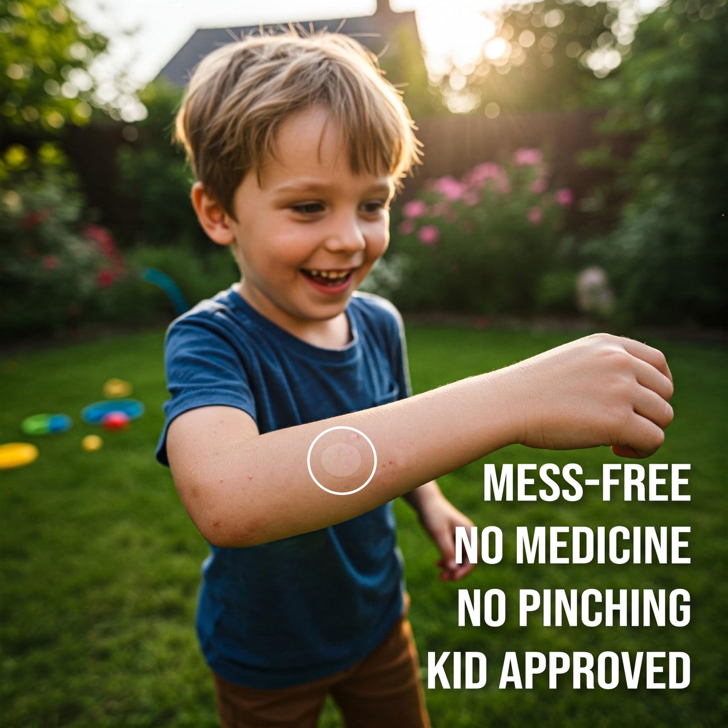quitch Bug Bite Itch Relief Patch, Mosquito Post Bite Patch for Kids