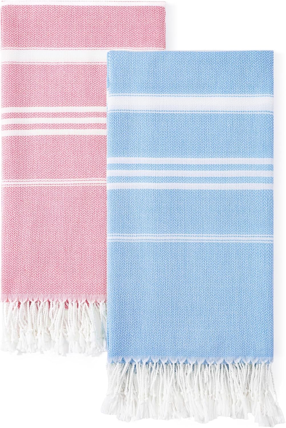 2 Packs Turkish Beach Towels Quick Dry Sand Free Oversized Bath Pool Swim Towel Extra Large XL Big Blanket Adult Travel Essentials Cruise Accessories Must Haves Clearance Vacation Stuff