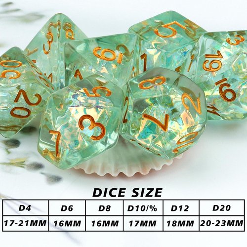 Haxtec Mystery Dice Set DND Dice Wide Range of Patterns Polyhedral Gaming Dice for Tabletop & Role-Playing RPG DND Gift