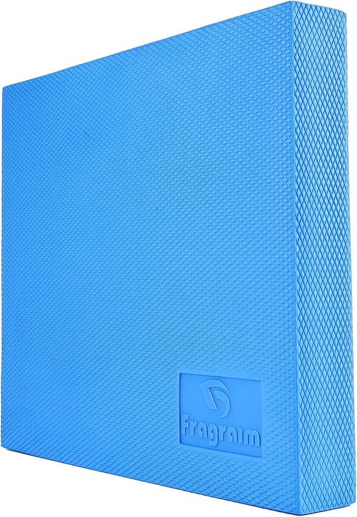 Balance Pad, Non-Slip Foam Mat & Ankles Knee Pad Cushion for Physical Therapy, Rehabilitation, Core Balance and Strength Stability Training, Yoga & Fitness, 15.7 x 13 x 2 Inch (Blue)
