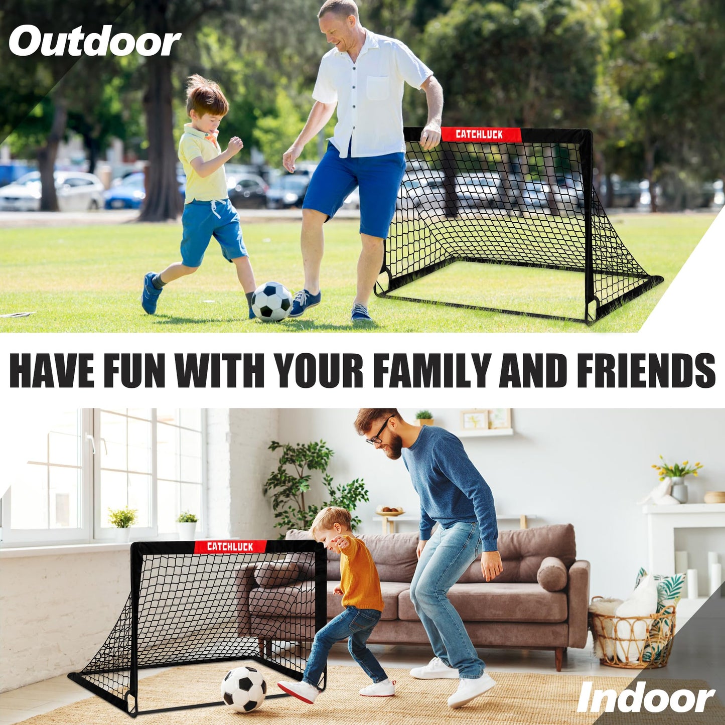 JY Design Pop Up Soccer Goal, Portable Soccer Net for Backyard Soccer Goal Post 3X4ft Target for Indoor Outdoor, Turquoise-100x80x80