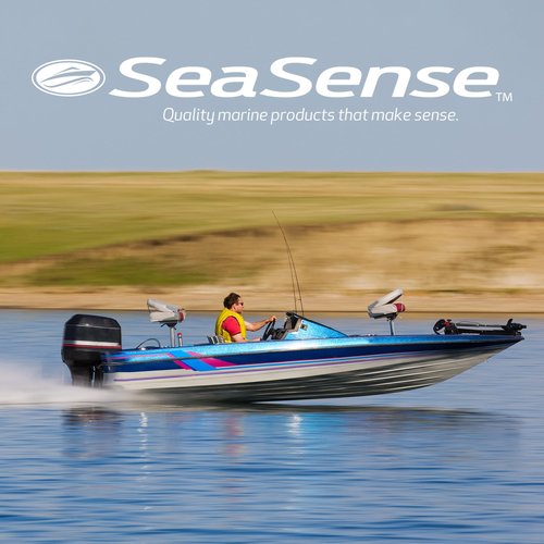SeaSense 3-Rack Fishing Rod Holder for Your Boat, Pontoon, Garage – Convenient Storage for Fishing Poles, Pliers, Filet Knives & Other Gear – Mounting Hardware Included, Snaps Together Easily